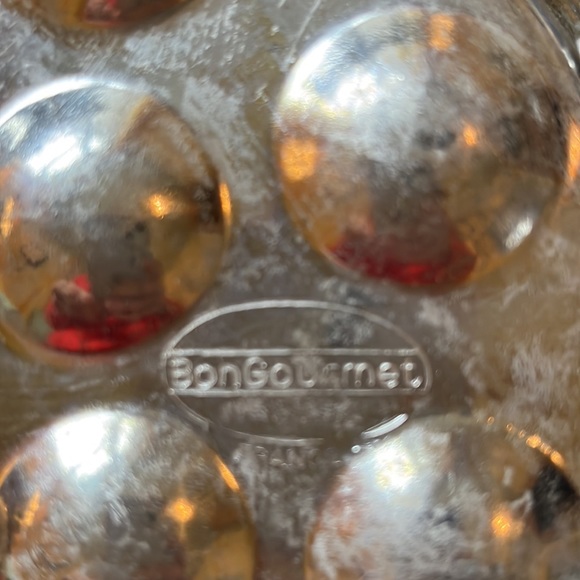 Pair of two silver vintage escargot platters. Made in France. Bongourmet - Picture 2 of 3